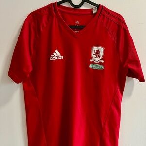 2000s Middlesbrough FC Adidas Training Jersey Size M